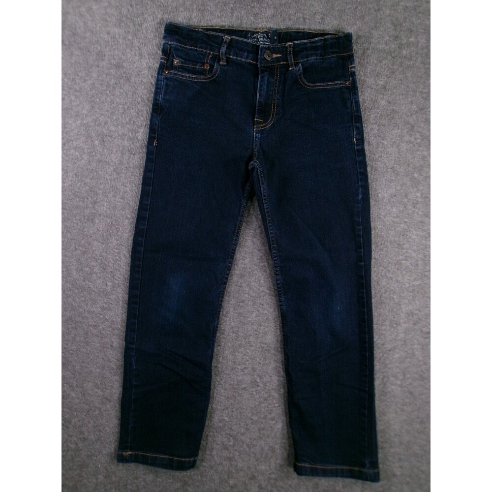 Lucky Brand Jean Youth 10 Blue Straight Leg Classic Fit Causal Dark Wash